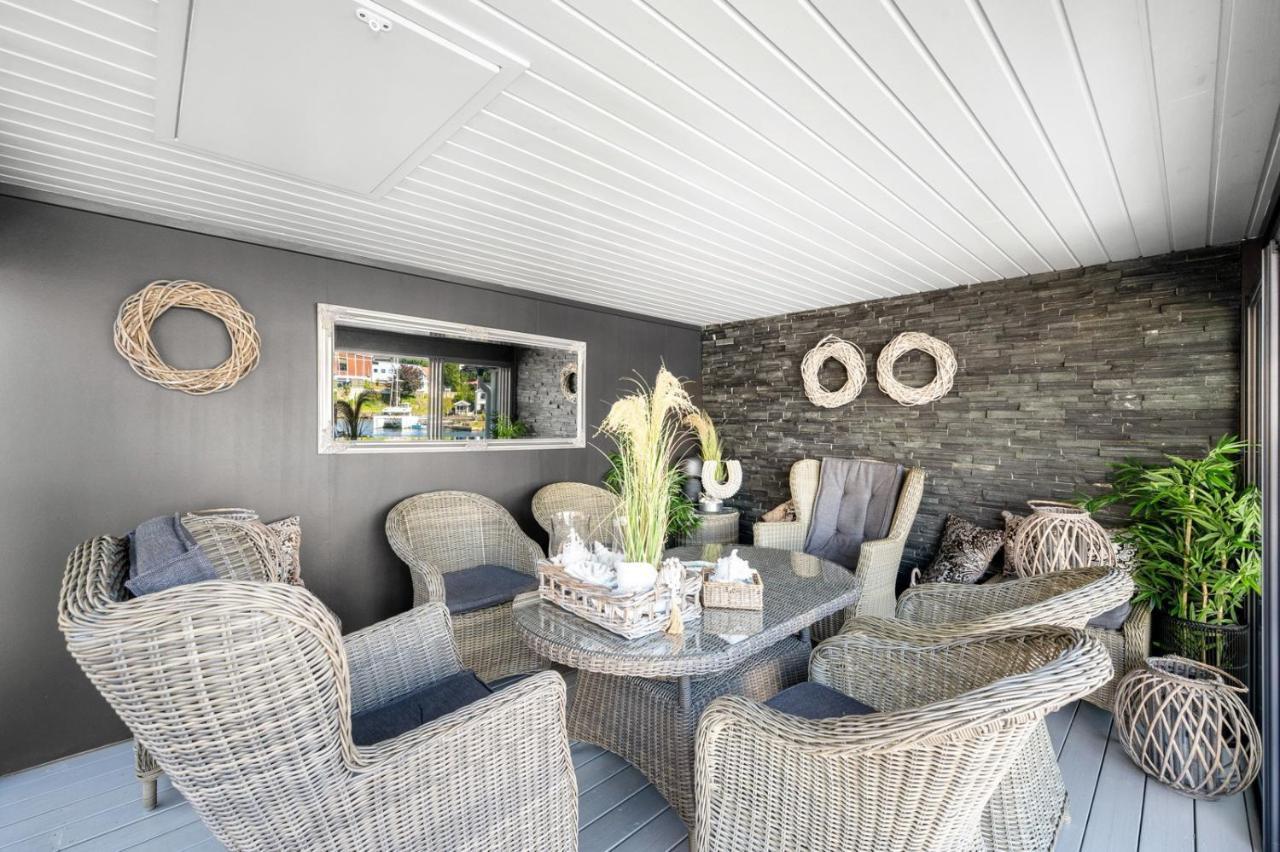 Luxurious Boathouse With Private Dock In The Best Location In Arendal Exterior foto